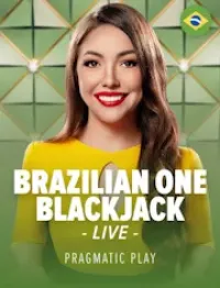 brazilian one blackjack game logo
