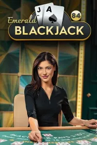 emerald blackjack 3 game logo